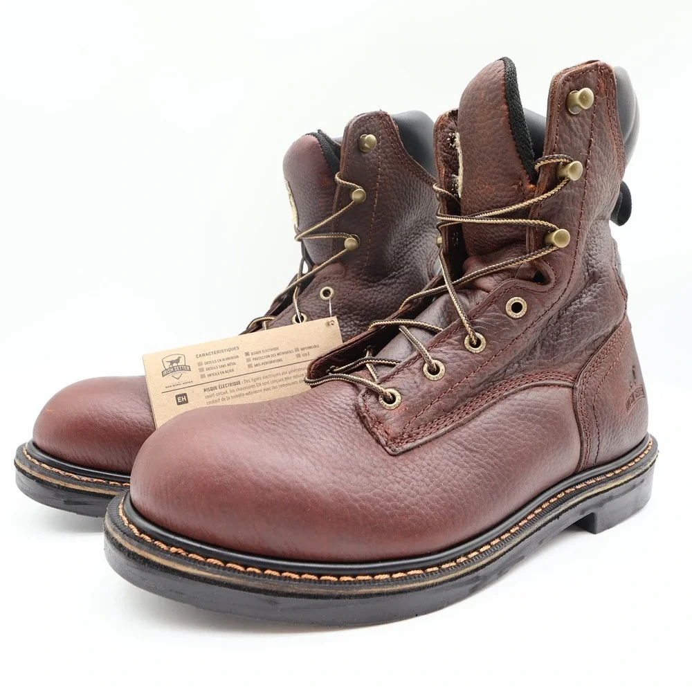 Irish Setter Boots Mens 10 D Farmington Leather Work 83803 Soft Toe NIB